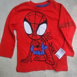 NWT Spidey and His Amazing Friends Long Sleeved T-shirt